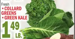 Bravo Supermarkets COLLARD GREENS, GREEN KALE offer