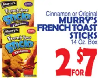 Bravo Supermarkets MURRY'S FRENCH TOAST STICKS offer