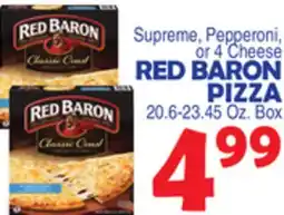 Bravo Supermarkets RED BARON PIZZA offer