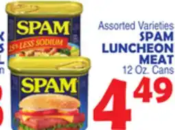 Bravo Supermarkets SPAM LUNCHEON MEAT offer