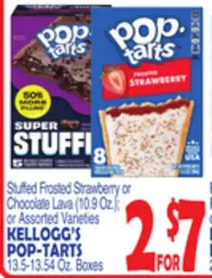 Bravo Supermarkets KELLOGG'S POP-TARTS 13.5-13.54 Oz. Boxes offer