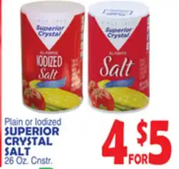 Bravo Supermarkets SUPERIOR CRYSTAL SALT offer