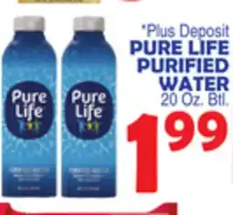 Bravo Supermarkets PURE LIFE PURIFIED WATER offer