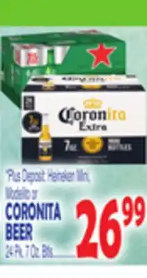 Bravo Supermarkets CORONITA BEER offer