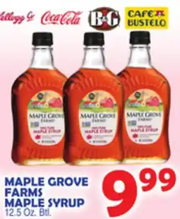 Bravo Supermarkets MAPLE GROVE FARMS MAPLE SYRUP offer