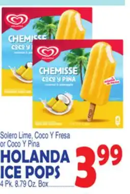 Bravo Supermarkets HOLANDA ICE POPS offer