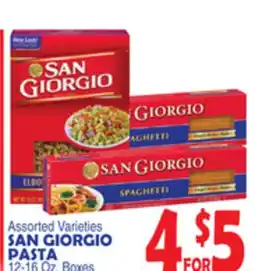 Bravo Supermarkets SAN GIORGIO PASTA 12-16 Oz. Boxes offer