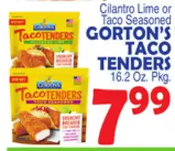 Bravo Supermarkets GORTON'S TACO TENDERS 16.2 Oz. Pkg offer