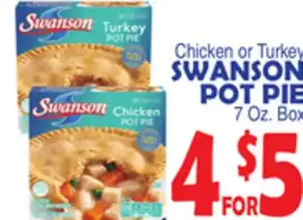 Bravo Supermarkets SWANSON POT PIE offer