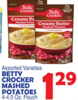 Bravo Supermarkets BETTY CROCKER MASHED POTATOES offer