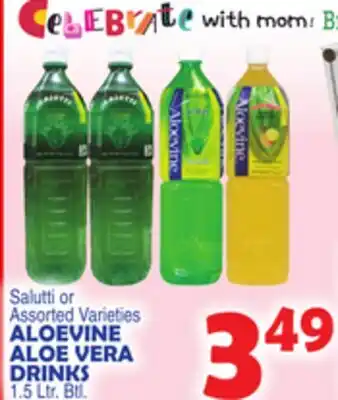 Bravo Supermarkets ALOEVINE ALOE VERA DRINKS offer