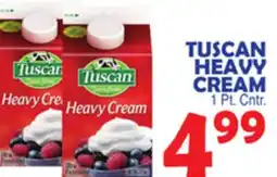 Bravo Supermarkets TUSCAN HEAVY CREAM offer