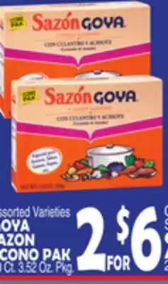 Bravo Supermarkets GOYA SAZON ECONO PAK offer
