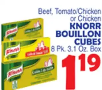 Bravo Supermarkets KNORR BOUILLON CUBES offer