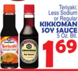 Bravo Supermarkets KIKKOMAN SOY SAUCE offer