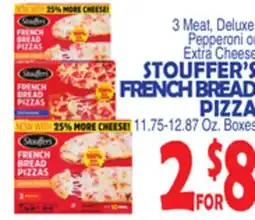 Bravo Supermarkets STOUFFER'S FRENCH BREAD PIZZA offer