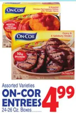 Bravo Supermarkets ON-COR ENTREES offer