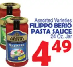Bravo Supermarkets FILIPPO BERIO PASTA SAUCE offer