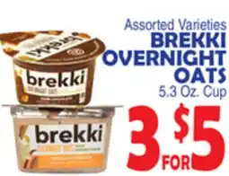 Bravo Supermarkets BREKKI OVERNIGHT OATS offer