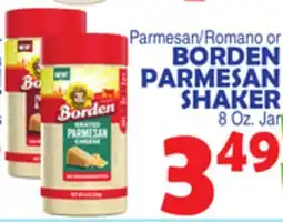 Bravo Supermarkets BORDEN PARMESAN SHAKER offer