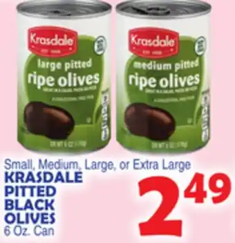 Bravo Supermarkets KRASDALE PITTED BLACK OLIVES offer