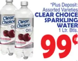 Bravo Supermarkets CLEAR CHOICE SPARKLING WATER offer