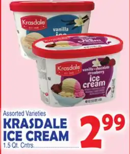 Bravo Supermarkets KRASDALE ICE CREAM offer