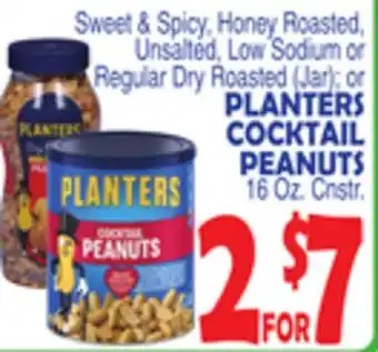 Bravo Supermarkets PLANTERS COCKTAIL PEANUTS offer