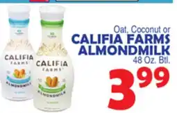 Bravo Supermarkets CALIFIA FARMS ALMONDMILK offer