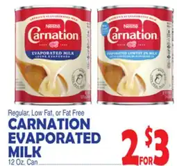 Bravo Supermarkets CARNATION EVAPORATED MILK offer