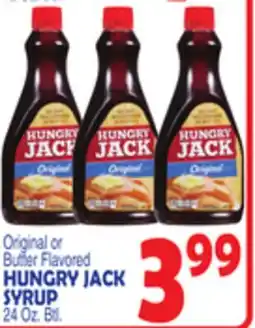 Bravo Supermarkets HUNGRY JACK SYRUP offer