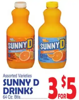 Bravo Supermarkets SUNNY D DRINKS offer