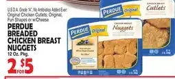 Bravo Supermarkets PERDUE BREADED CHICKEN BREAST offer