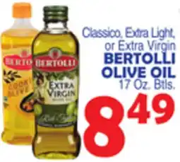 Bravo Supermarkets BERTOLLI OLIVE OIL 17 Oz. Btls offer