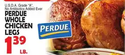 Bravo Supermarkets PERDUE WHOLE CHICKEN LEGS offer