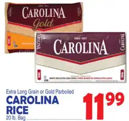 Bravo Supermarkets CAROLINA RICE 20 lb. Bag offer
