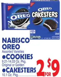 Bravo Supermarkets NABISCO OREO COOKIES 9.21-14.03 Oz. Pkg offer