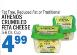 Bravo Supermarkets ATHENOS CRUMBLED FETA CHEESE offer