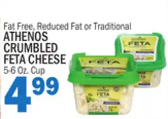 Bravo Supermarkets ATHENOS CRUMBLED FETA CHEESE offer