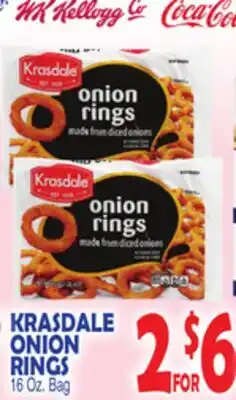 Bravo Supermarkets KRASDALE ONION RINGS offer