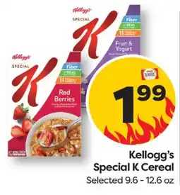 Weis Markets Kellogg's Special K Cereal offer