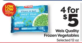 Weis Markets Weis Quality Frozen Vegetables offer