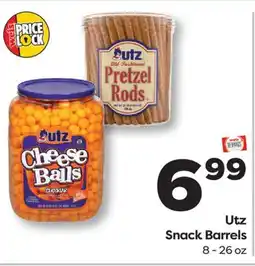 Weis Markets Utz Snack Barrels offer