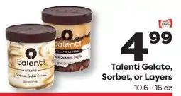 Weis Markets Talenti Gelato, Sorbet, or Layers offer
