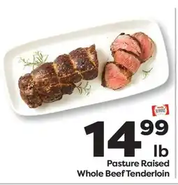 Weis Markets Pasture Raised Whole Beef Tenderloin offer