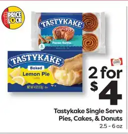 Weis Markets Tastykake Single Serve Pies, Cakes, & Donuts offer