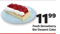 Weis Markets Fresh Strawberry Bar Dessert Cake offer