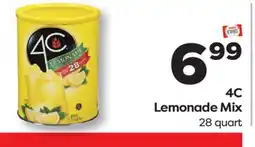 Weis Markets 4C Lemonade Mix offer