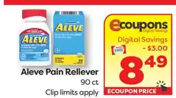 Weis Markets Aleve Pain Reliever offer