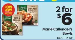 Weis Markets Marie Callender's Bowls offer
